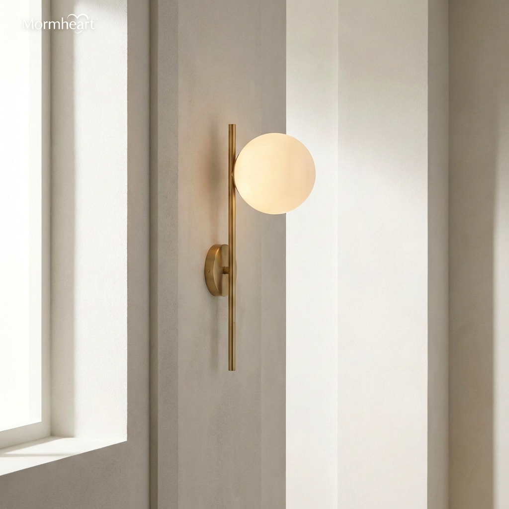 Mormheart™ HaloLine Wall Sconce Modern Light. Sculptural Simplicity.